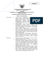 Peraturan Daerah Kota Pontianak Nomor 2 Tahun 2013 tentang Rencana Tata Ruang Wilayah Kota Pontianak Tahun 2013 - 2033