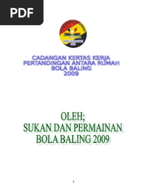 Kertas Kerja Bola Baling Antara Rumah Pdf