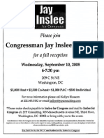 Reception For Jay Inslee