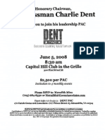 Fundraiser For DENT PAC