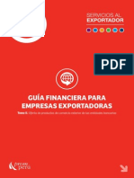 Guía financiera para empresas exportadoras Tomo II: Oferta de productos bancarios de comercio exterior