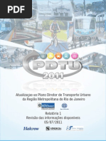 PDTU 2013 - Revisão das informações disponíveis