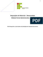 IFAL - Apostila - Requisicoes de Materiais - Almoxarifado Modulo Portal Administrativo - SIPAC