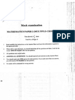 (UKS) Maths 2007 (Mock) Paper2 (E)