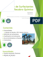 Surfactantes en Recobro Quimico