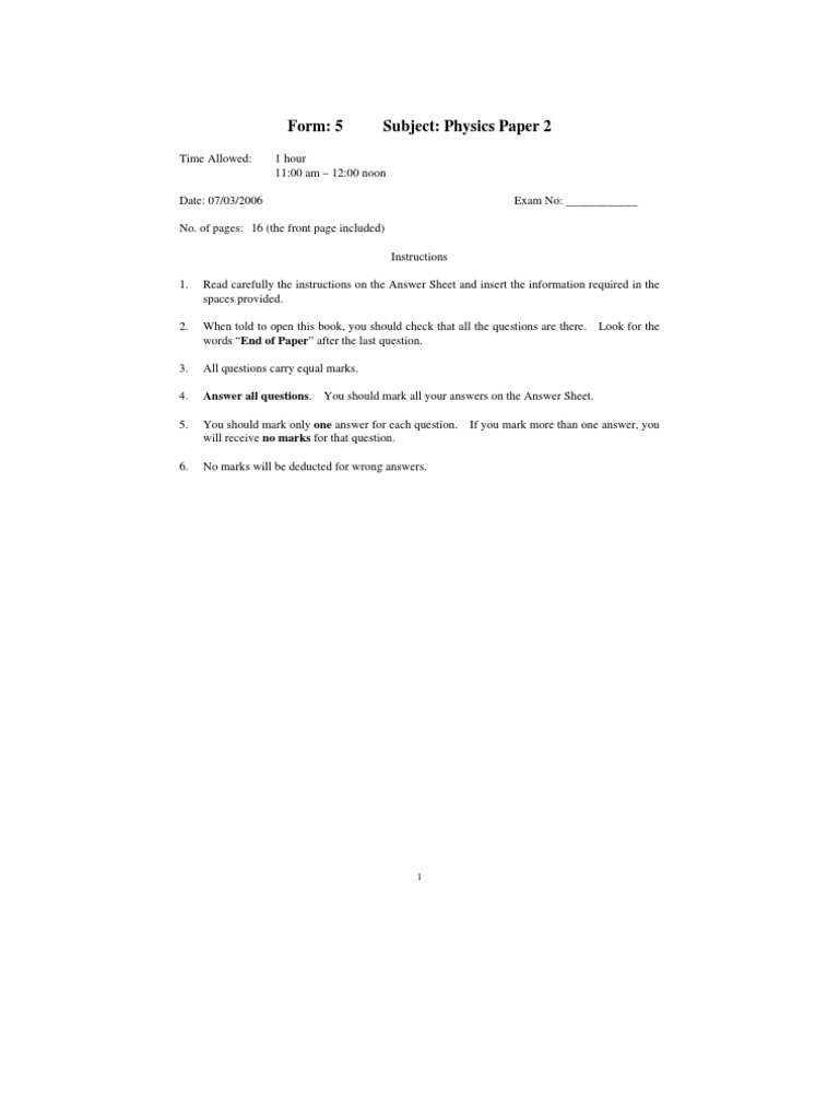 Physics Paper 2 Exam Questions | PDF | Collision | Inductor