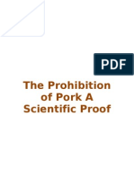 The Prohibition of Pork a Scientific Proof