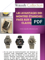 Les Avantages Des Montres Étanches Face Aux Montres Classiques.