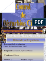 Control en Localidades y Disturbios Civiles