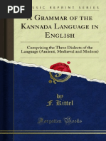 A Grammar of The Kannada Language in English 1000103714