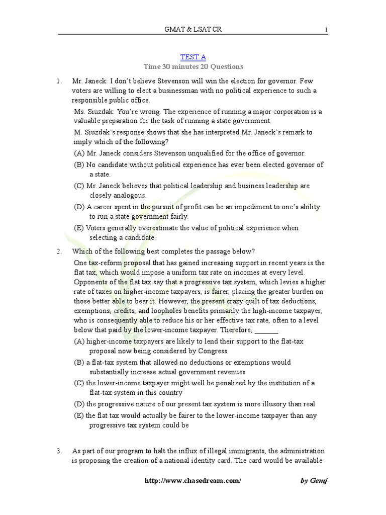 Gmat club critical reasoning directory image