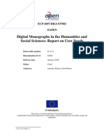 Digital Monographs in the Humanities and Social Sciences OAPEN 2010