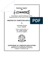 Master of Computer Applications: Seminar Report On