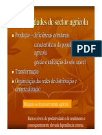 As Debilidades de Sector Agricola1