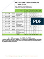 Final EE V Semester New Syllabus