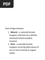 rock of ages answers