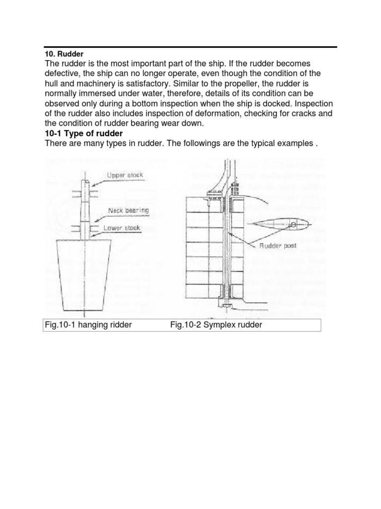 Rudder Construction | Download Free PDF | Rudder | Corrosion