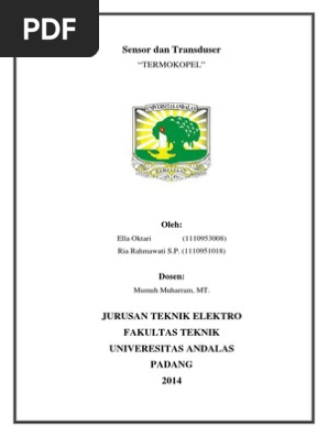 Makalah Thermocouple Ella Ria