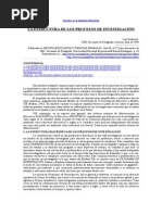 Estructura de Los Procesos de Investigacion