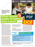 What Wastes Weeks of Lesson Time A Year?: YOU DO!