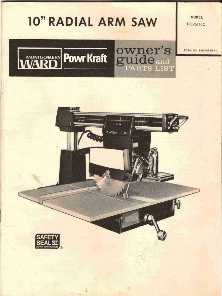 radial arm saw techniques pdf download