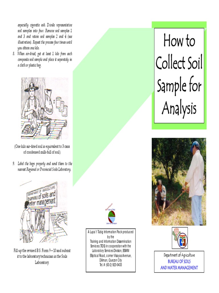 How to Collect Soil Sample for Analysis Topsoil Soil