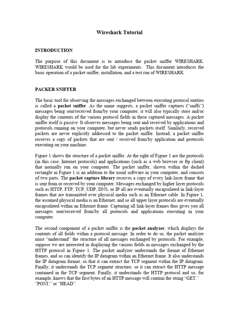 Wireshark Tutorial For Intermediate Beginners Pdf