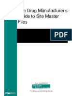 The Drug Manufacturers Guide To Site Master Files ExecSeries