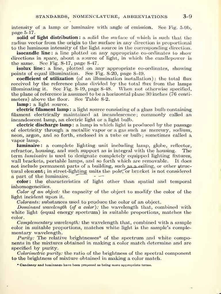 Nomenclature, Standards PDF Incandescent Light Bulb Lighting
