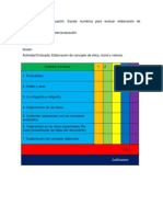 Escala Numrica para Elaboracin de Concepto