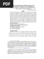 Desenvolvimento Econômico, Regulação e Defesa Da ConcorrÊncia