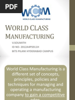 World Class Manufacturing