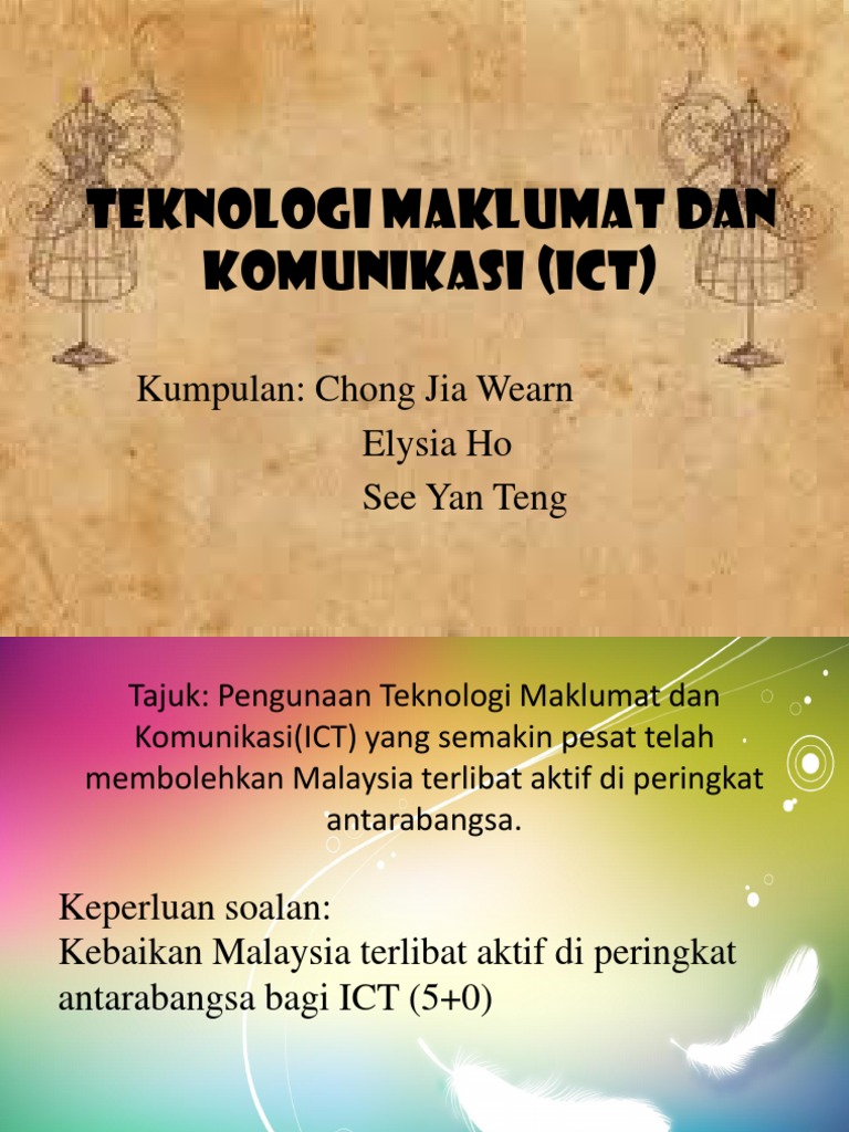Teknologi Maklumat Dan Komunikasi Ict Pdf