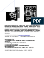 Plan Publicitario de Forever Rock Radio