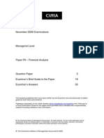 P8 Financial Analysis