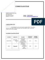 Curriculam Vitae: General