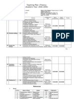 Teaching Plan - CPR FYIF (2008-2009)