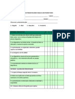 Rbrica de Evaluacin de Presentaciones Orales Con Power Point