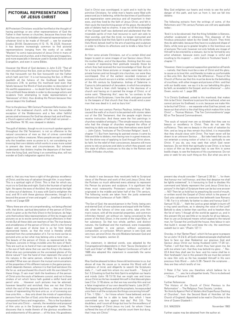 Pictorial Representationsof Jesus Christ | PDF | God In Mormonism ...