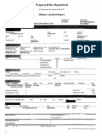 Ferguson Incident Report