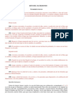 Matrimonio. Formulario Tercero