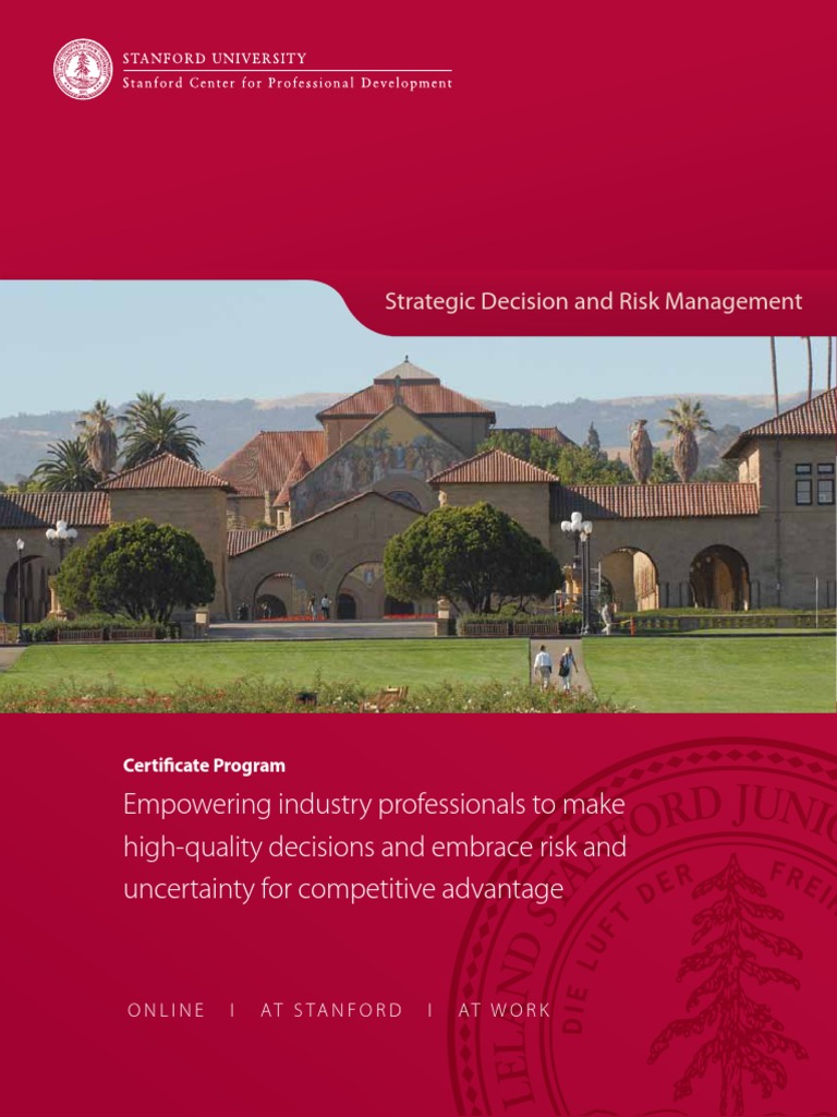 Stanford Strategic Decision And Risk Management – LZRNN