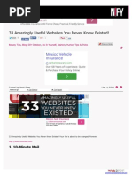 33 Amazingly Useful Websites