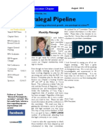 August 2014 Edition of The Paralegal Pipeline