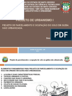 Projeto parcelamento solo gleba não urbanizada