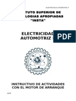 Pruebas Motor de Arranque