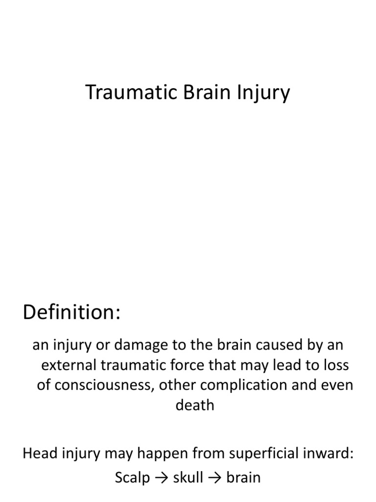 Traumatic Brain Injury | PDF | Traumatic Brain Injury | Neurological