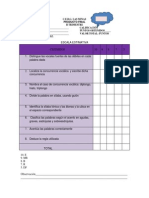 Escala Estimativa Del Producto Final