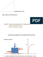 Ensaios Triaxiais e Cisalhamneto Direto UNIPAC 2011-1