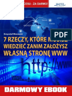 7 Rzeczy Które Musisz Wiedzieć Zanim Załozysz Własną Stronę WWW - Krzysztof Morawski Full